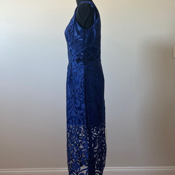 Navy Blue Formal Dress - Picture 3 of 4